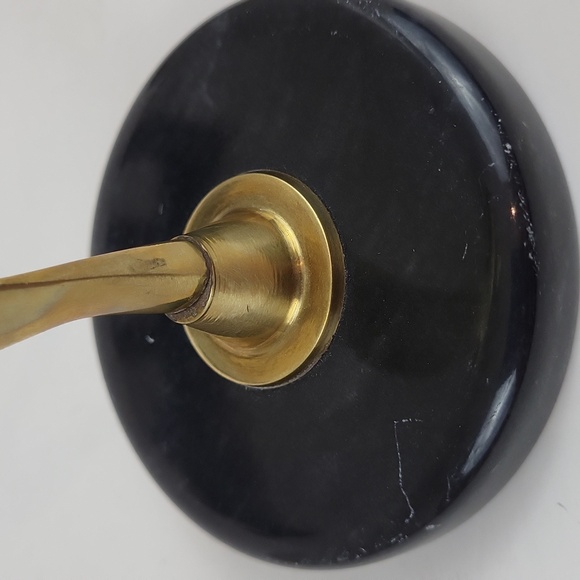 Vtg Brass Seagull on Stone Base Sculpture MCM - Picture 6 of 8